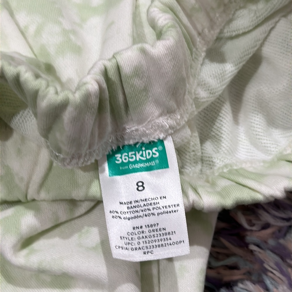 365 Kids by Garanimals Girls Tie Dye Pants Size 8 - Picture 7 of 7